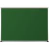 Picture of 4'H x 16'W Green Porcelain Steel Chalkboards With Deluxe Aluminum Trim