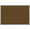 Picture of 4'H x 4'W Natural Cork Tackboard With Black Presidential Trim