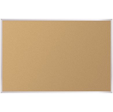 Picture of 1.5'H X 2'W Recyclable Natural Cork-Plate Tackboard  With Almuminum Trim