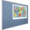 Picture of 1.5'H x 2'W Fabric Backed Vinyl Tackboard With Silver Aluminun Trim