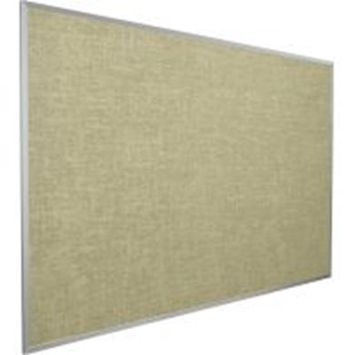 Picture of 3'H x 4'W  Fabric Backed Vinyl Tackboard With Silver Aluminun Trim