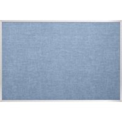 Picture of 4'H x 5'W  Fabric Backed Vinyl Tackboard With Silver Aluminun Trim