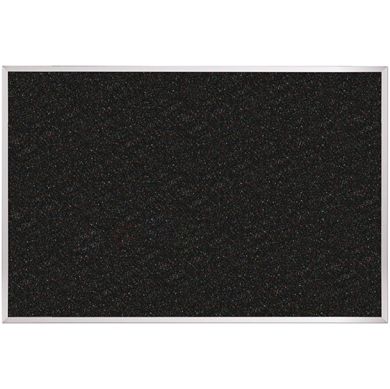 Picture of 4'H x 6'W Rubber Tackboard With Aluminum Trim