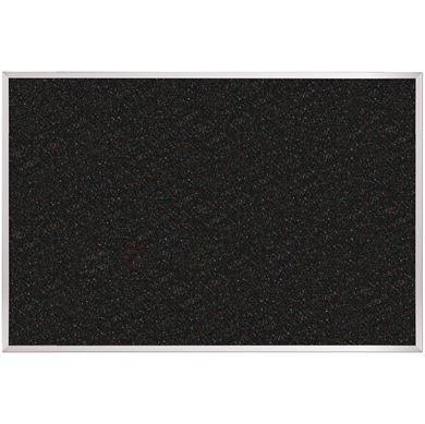 Picture of 4'H x 10'W Rubber Tackboard With Aluminum Trim