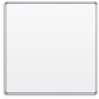 Picture of 3'H x 4'W Whiteboard With Silver Presidential Trim