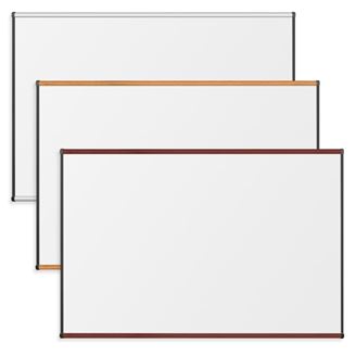 Picture of 4'H x 4'W Magnetic Porcelain Steel Whiteboards With Origin Trim