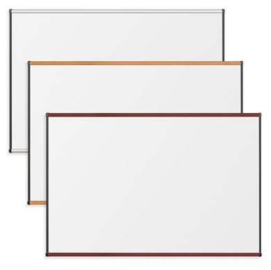 Picture of 4'H x 4'W Magnetic Porcelain Steel Whiteboards With Origin Trim