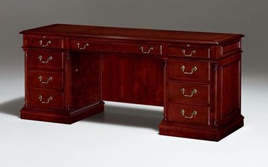 Picture of Traditional Veneer 72"W Executive Kneespace Credenza