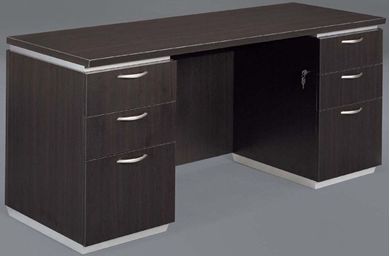 Picture of Contemporary 72"W KneeHole Credenza Desk