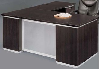 Picture of Contemporary 72" L Shape Office Desk with Filing Pedestals