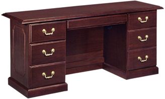 Picture of Traditional Laminate 72"W Kneespace Credenza