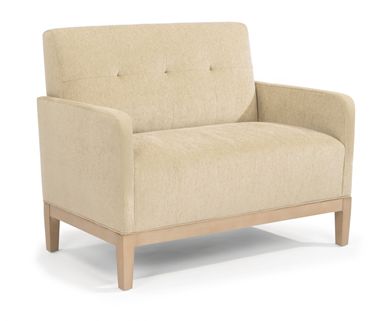 Picture of Reception Lounge Contemporary Loveseat Sofa Chair