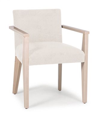 Picture of Dining Cafe Arm Chair with Wood Legs