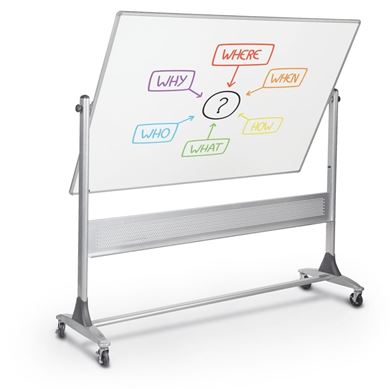 Picture of 4'H x 8'W Porcelain Reversible Platinum Boards