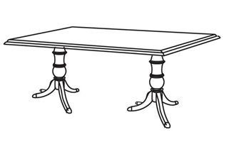 Picture of 72" Rectangular Traditional Conference Table
