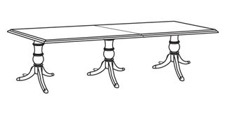 Picture of 10' Rectangular Traditional Conference Table