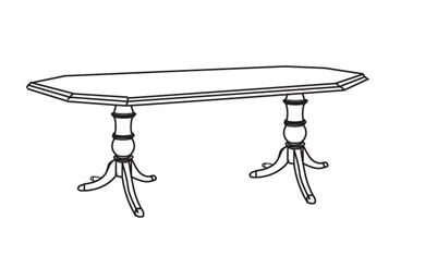 Picture of 96" Octagonal Traditional Conference Table