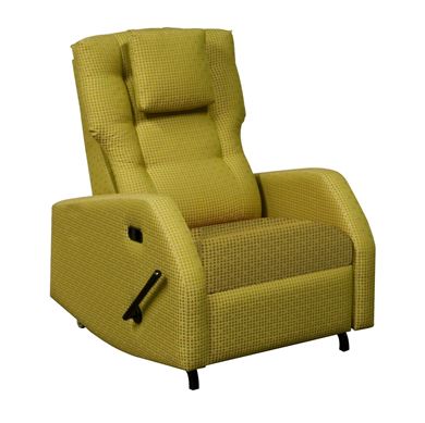 Picture of Healthcare Patient Rocker Glider Recliner With Pillow Back
