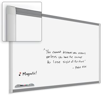 Picture of 4'H x 6'W  Porcelain Steel Trim Whiteboard