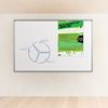 Picture of 4'H x 4'W Whiteboard With Hidden Tackless Paper Holder