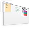 Picture of 4'H x 6'W Silver Trim Whiteboard With Hidden Tackless Paper Holder