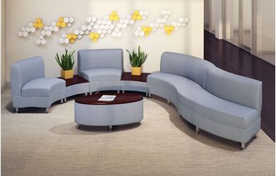 Picture of Reception Lounge Circular Modular Bench Seating