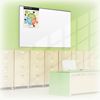 Picture of 4'H x 8'W Silver Trim Whiteboard With Hidden Tackless Paper Holder