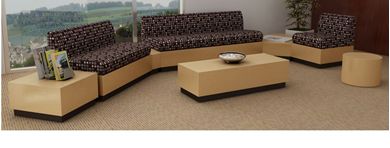 Picture of Reception Lounge Modular Sofa and Bench Seating Configuration