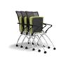 Picture of Mesh Back Mobile Nesting Arm Chair
