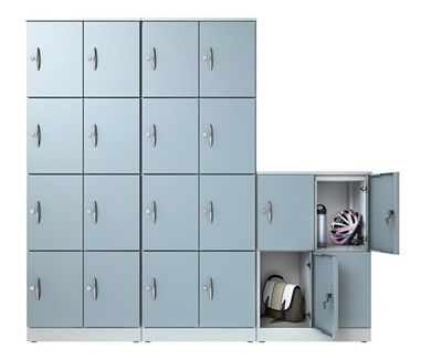 Picture of Metal Locking Cubby Lockers, 20 Door Opening