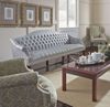 Picture of Reception Lounge Traditional Tufted Mobile Club Arm Leather Chair