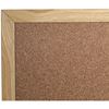 Picture of 3'H x 4'W Natural Cork Tackboard With Mahogany Oak Trim  