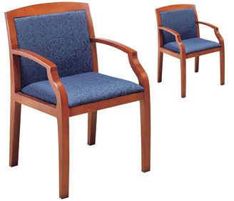 Picture of Set of 2, Contemporary Reception Guest Arm Chair