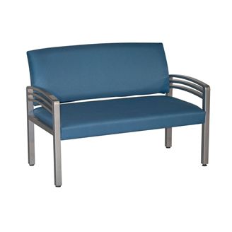 Picture of Reception Lounge Metal Frame 2 Seat Loveseat Chair