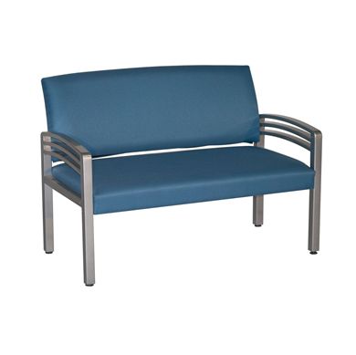 Picture of Reception Lounge Metal Frame 2 Seat Loveseat Chair