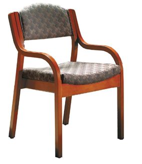 Picture of Set of 2, Wood Frame Stack Arm Chair