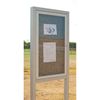Picture of 36"H x 24"W Outdoor 1-Door Bulletin Board Cabinet
