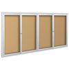 Picture of 36"H x 24"W Heavy Duty Bulletin Board with 1 Hinged Door