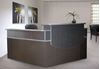 Picture of 72" L Shape Metal Reception Desk Workstation