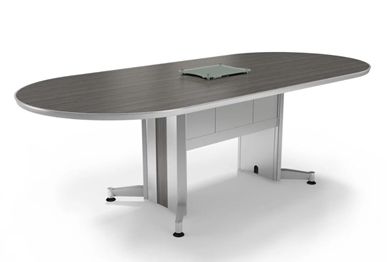 Picture of 96" Racetrack Contemporary Conference Table with Power Access