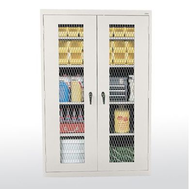 Picture of Stationary Cabinet With Expanded Metal Front