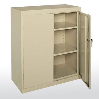 Picture of Classic Counter Height Cabinet With Adjustable Shelves