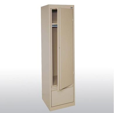 Picture of Wardrobe Cabinet With Single Door And File Drawer