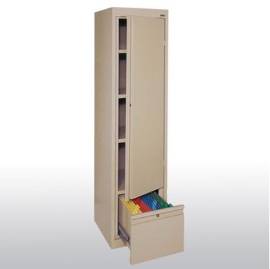 Picture of Storage Cabinet With Single Door And File Drawer