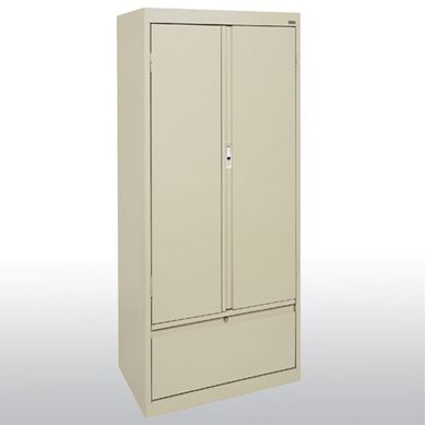 Picture of Storage Cabinet With Single Door And File Drawer