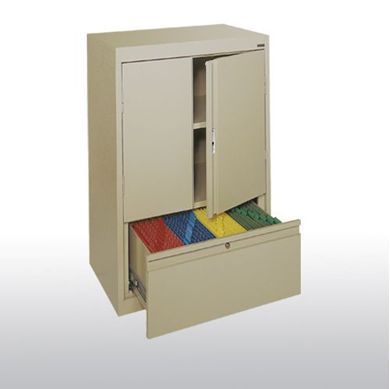 Picture of Storage Counter Height Cabinet With File Drawer