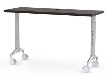 Picture of 48" Height Adjustable Mobile Training Table, Fixed Top