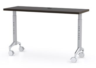 Picture of 60" Height Adjustable Mobile Training Table, Fixed Top