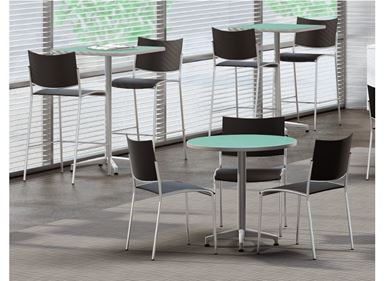 Picture of Set of 3, 24" Heavy Duty Cafe and Bar Height Tables