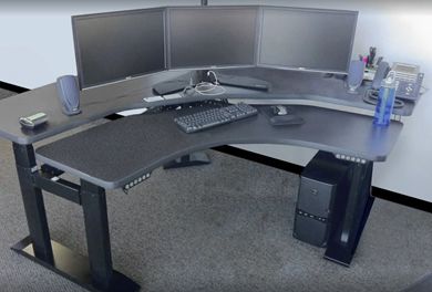 Picture of 2 Level Powered Height Adjustable Office Table